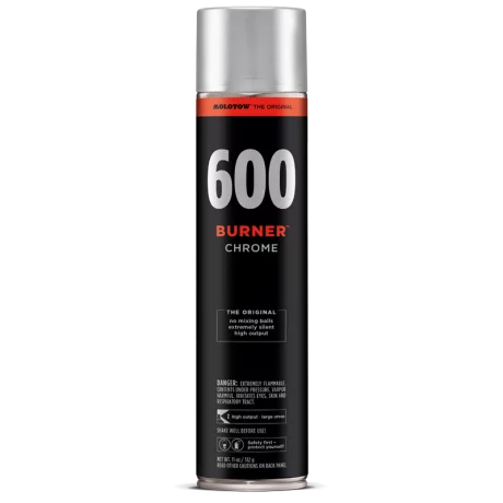 Spray Molotow Burner 600 ML Chrome