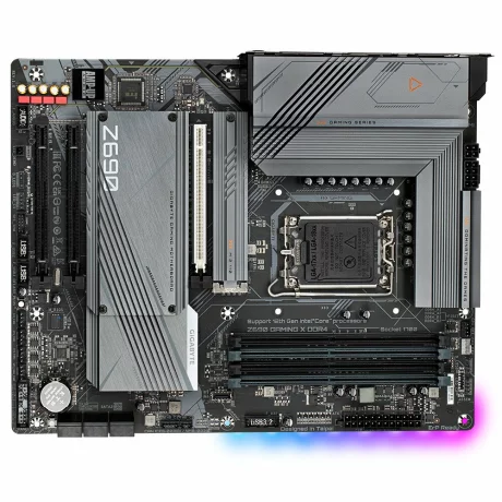 GIGABYTE Mainboard Desktop Z690 GAMING X DDR4 (LGA1700, Intel 12th Gen, 4x DDR4, HDMI, DP, Realtek ALC1220-VB, 2.5GLAN, ATX, &quot;Z690 GAMING X DDR4&quot;