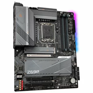 GIGABYTE Mainboard Desktop Z690 GAMING X DDR4 (LGA1700, Intel 12th Gen, 4x DDR4, HDMI, DP, Realtek ALC1220-VB, 2.5GLAN, ATX, &quot;Z690 GAMING X DDR4&quot;