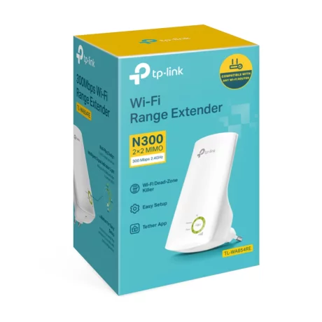 RANGE EXTENDER wireless 300Mbps, compact, fara port Ethernet, TP-LINK &quot;TL-WA854RE&quot;(include timbru verde 1.5 lei)