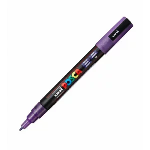 Marker Uni Posca 0.9-1.3Mm PC-3Ml, Violet Cu Sclipici