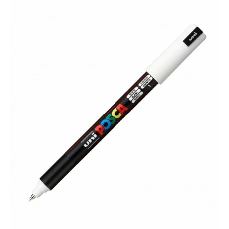 Marker Uni Posca 0.7Mm PC-1Mr Alb Metalic