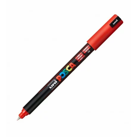 Marker Uni Posca 0.7Mm PC-1Mr Rosu Metalic