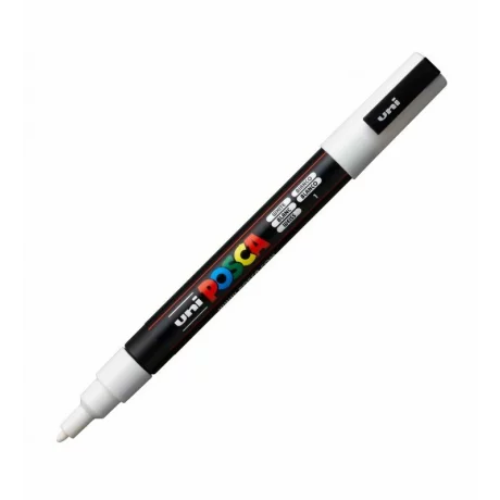 Marker Uni Posca 0.9-1.3Mm PC-3M Alb