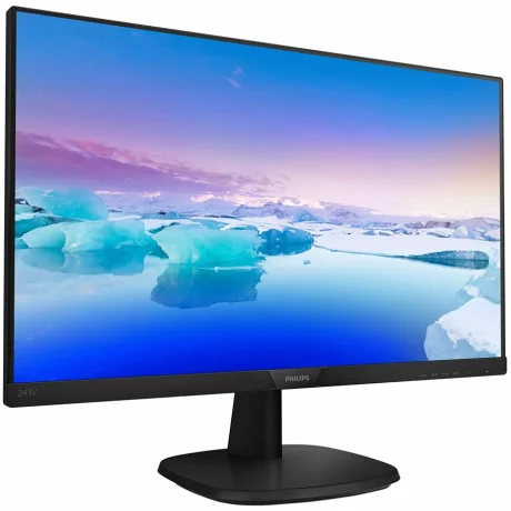 MONITOR PHILIPS 23.8&quot;, home, office, IPS, Full HD (1920 x 1080), Wide, 250 cd/mp, 4 ms, VGA, DP 1.2, HDMI, &quot;243V7QJABF/00&quot; (include TV 6.00lei)