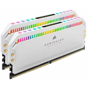 Memorie DDR Corsair DDR4 16 GB, frecventa 32Memorie DDR4 DOMINATOR PLATINUM Corsair C16 GB, frecventa 3200 MHz, 8GBx2 module, radiator,iluminare RGB - White &quot;CMT16GX4M2Z3200C16W&quot;