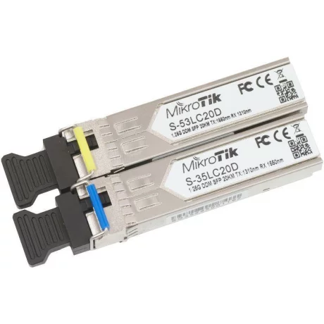 SWITCH.. accesorii Mikrotik NET TRANSCEIVER SFP PAIR/S-3553LC20D MIKROTIK, &quot;S-3553LC20D