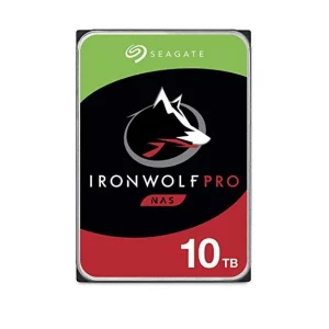 SEAGATE Ironwolf PRO NAS HDD 10TB 7200rpm 6Gb/s SATA 256MB cache 8.9cm 3.5inch 24x7 for NAS und RAID Rackmount Systems BLK, &quot;ST10000NE000&quot;