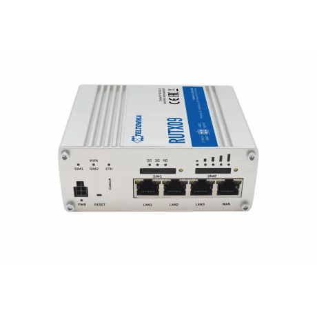 TELTONIKA RUTX09 Industrial 4G LTE router Cat 6 Dual Sim 1x Gigabit WAN 3x Gigabit LAN, &quot;RUTX09000000&quot; (include TV 1.5 lei)