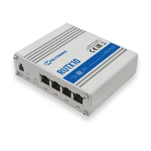 TELTONIKA RUTX10 Industrial router 1x WAN 3x LAN WiFi 802.11 AC, &quot;RUTX10000000&quot; (include TV 1.5 lei)