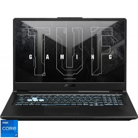 NB Asus 17.3 inch FHD 1920 x 1080 Intel Core i7 11800H 2.3 GHz Mem 16 GB SSD 512 GB RTX&amp;amp;nbsp;3050 Video 4GB Wireless Bluetooth Cam Greutate 2.6 kg Graphite Black, &quot;FX706HCB-HX152&quot;  (include TV 3.25lei)