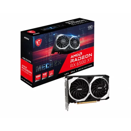 PLACI VIDEO MSI Radeon RX 6500 XT MECH 2X 4G OC, &quot;RX6500XT MECH 2XOC&quot;