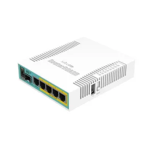 ROUTER Mikrotik NET ROUTER 10/100/1000M 5PORT/HEX POE RB960PGS, &quot;RB960PGS&quot; (include TV 1.75lei)