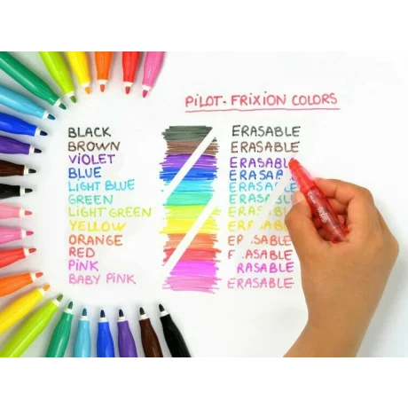Carioca Frixion Color 12 Culori / Set Pilot