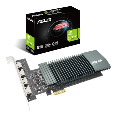 PLACA VIDEO ASUS NVIDIA GeForce GT 710, GT710-4H-SL-2GD5