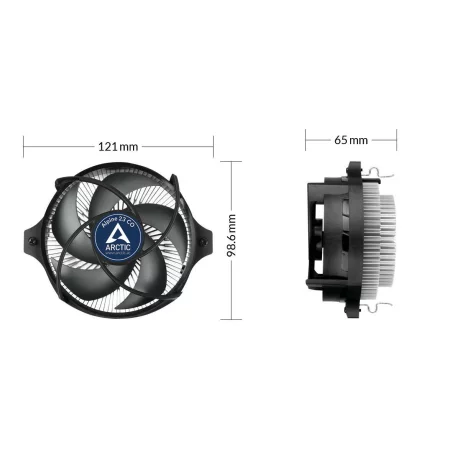 COOLER ARCTIC, skt. AMD socket, racire cu aer, vent. 90 mm, 2700 rpm, &quot;Alpine 23 CO&quot; &quot;ACALP00036A&quot; (include TV 0.8 lei)