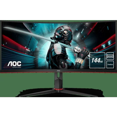 MONITOR 34&quot; AOC CU34G2X/BK, &quot;CU34G2X/BK&quot; (include TV 6.00lei)