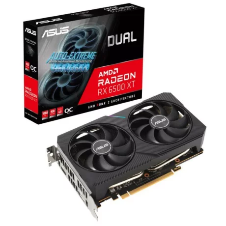 VGA PCIE16 RX6500XT 4GB GDDR6/DUAL-RX6500XT-O4G ASUS, &quot;DUAL-RX6500XT-O4G&quot;