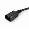 PRELUNGITOR GEMBIRD, Schuko x 3, conectare prin IEC C13 (T), cablu 0.6 m, 16 A, negru, &quot;EG-PSU3-01&quot; (include TV 0.8lei)