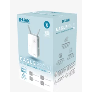 RANGE EXTENDER D-LINK wireless AX1500Mbps, 1 port Gigabit, Wi-Fi 6 E15