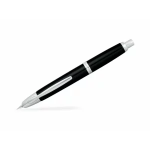 Stilou Pilot Capless Rhodium negru mat, varf mediu PFC-1800RRR-MBM