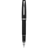 Stilou Falcon Rhodium, varf Mediu, negru PFE-25SR-B-SM