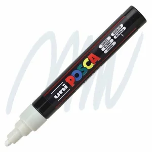 Marker Uni Posca 1.8-2.5Mm PC-5M Alb