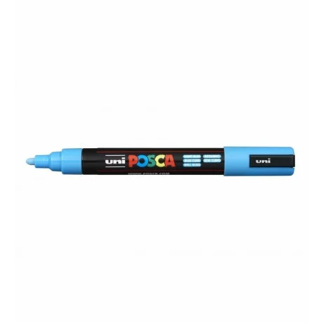 Marker Uni Posca 1.8-2.5Mm PC-5M Albastru Deschis