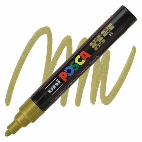 Marker Uni Posca 1.8-2.5Mm PC-5M Auriu