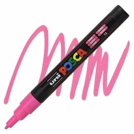 Marker Uni Posca 0.9-1.3Mm PC-3M Roz