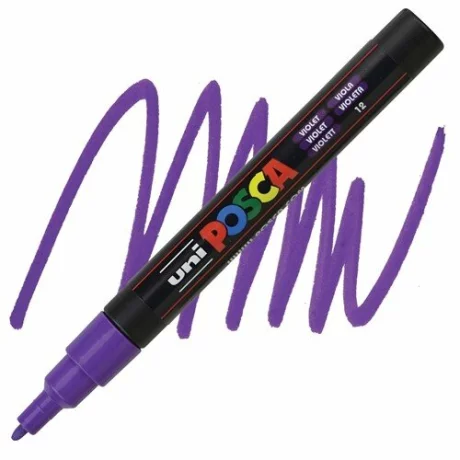 Marker Uni Posca 0.9-1.3Mm PC-3M Violet