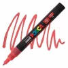 Marker Uni Posca 0.9-1.3Mm PC-3Ml, Rosu Cu Sclipici