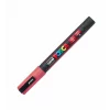 Marker Uni Posca 0.9-1.3Mm PC-3Ml, Rosu Cu Sclipici