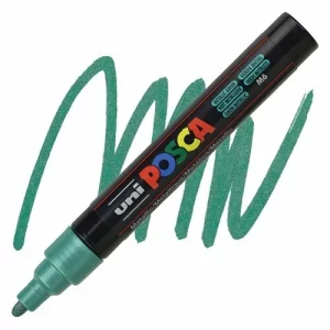 Marker Uni Posca 1.8-2.5Mm PC-5M Verde Metalizat