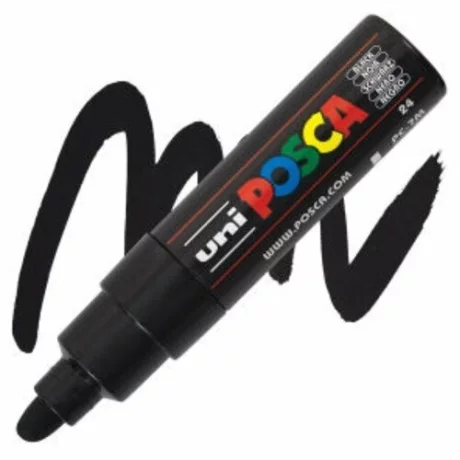 Marker Uni Posca 4.5-5.5Mm PC-7M Negru