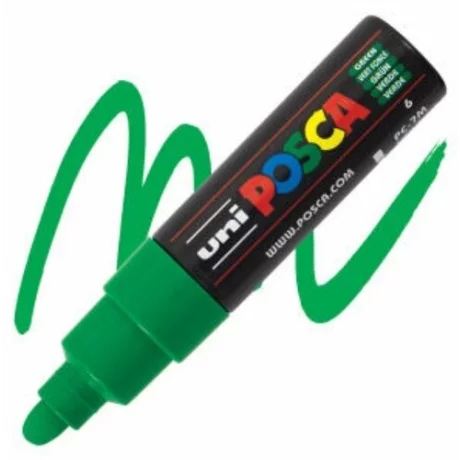 Marker Uni Posca 4.5-5.5Mm PC-7M Verde
