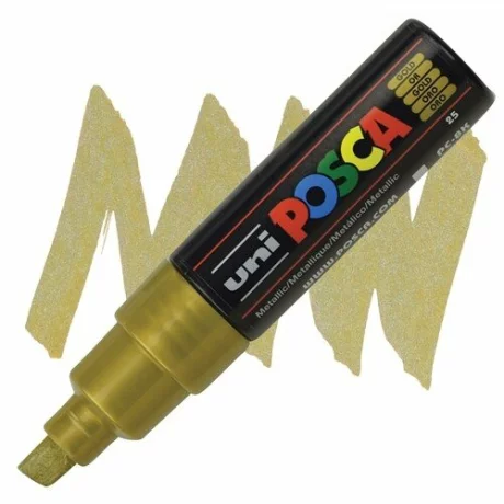 Marker Uni Posca PC-8K 8Mm Auriu