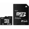 MicroSD CARD Adata   8 GB, SDHC, clasa 4, adaptor, nu e cazul, &quot;AUSDH8GCL4-RA1&quot;