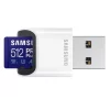 Card memorie Samsung PRO Plus + Cititor USB carduri micro-SDXC, MB-MD512KB/WW, 512GB &quot;MB-MD512KB/WW&quot; (include TV 0.03 lei)