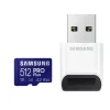 Card memorie Samsung PRO Plus + Cititor USB carduri micro-SDXC, MB-MD512KB/WW, 512GB &quot;MB-MD512KB/WW&quot; (include TV 0.03 lei)