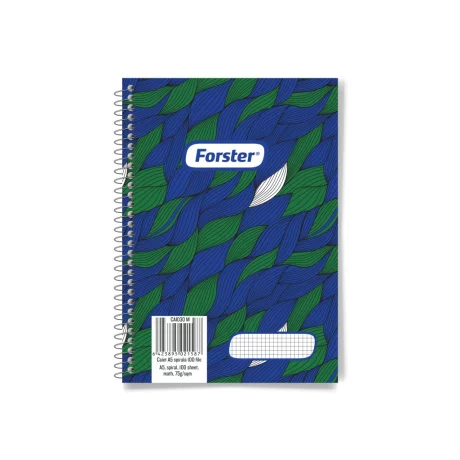 Caiet A5 spirală 100 file Forster