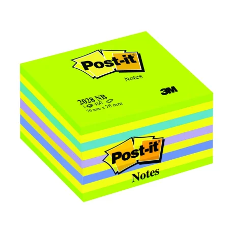 Cub Notes adeziv Post-it® Neon 76
