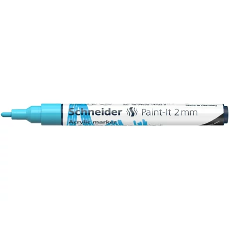 Marker cu vopsea acrilică Paint-It 310 2 mm Schneider Bleu
