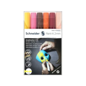 Marker cu vopsea acrilică Paint-It 310 2 mm Schneider 6 buc/set 3