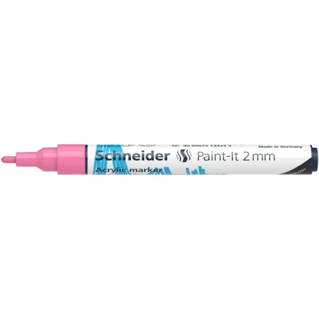Marker cu vopsea acrilică Paint-It 310 2 mm Schneider Roz pal