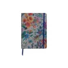 Notebook coperta moale piele,  A5, 144 pagini, Clairefontaine Celeste Flowers