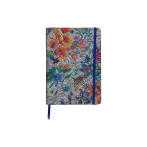 Notebook coperta moale piele,  A5, 144 pagini, Clairefontaine Celeste Flowers