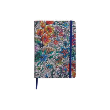 Notebook coperta moale piele,  A5, 144 pagini, Clairefontaine Celeste Flowers