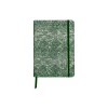 Notebook coperta moale piele,  A5, 144 pagini, Clairefontaine Celeste Silver