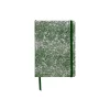 Notebook coperta tare piele,  A5, 144 pagini, Clairefontaine Celeste Green Silver